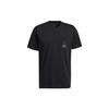 T Shirts Men's Black Crew Neck Moderate Straight Fit GP3428