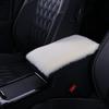 1 Stück Plüsch Anti-Kaninchenfell Auto Armlehnenbox Polster Neu Verdickt Farbe Weich Innenraum Mittelarmlehnenpolster