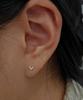 Helene Jewelry 14K V Cubic Earrings