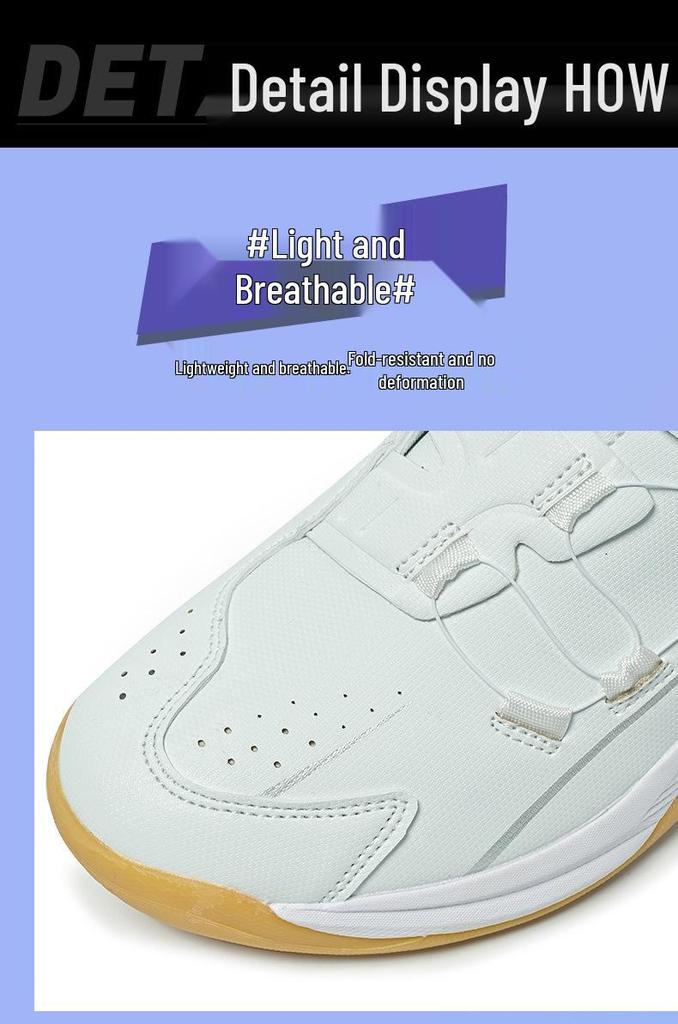 Men's and Women's Anti-Slip Sports Shoes for Volleyball, Badminton, Table Tennis, and Tennis