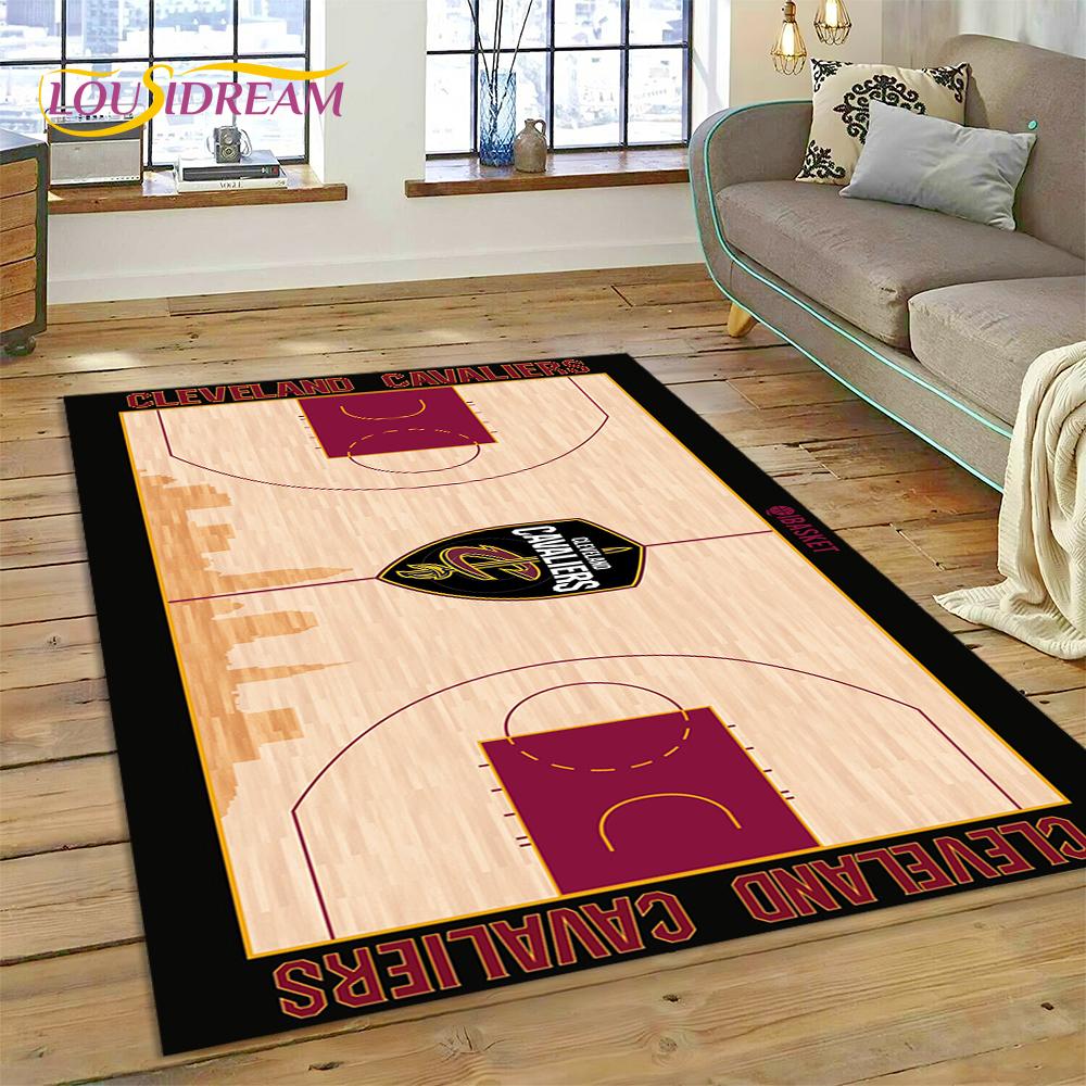 3D America Basketball Court Team Customized Rug Carpet for Living Room Bedroom Decor,Non-slip Decoration for Sofa Doormat Gift