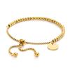 Elegant Gold Beaded Chain Bracelet - Versatile, High-End Fashion Jewelry