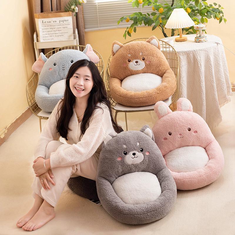 Morbido Divano Peluche Cartone Animato Panda per Bambini con Cuscino Tatami