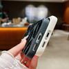 Black Lip Print Leather Texture TPU Case For Samsung Galaxy S24 FE S23 S22 Ultra A16 A55 A15 A54 A35 A25 A14 5G Soft Phone Cover
