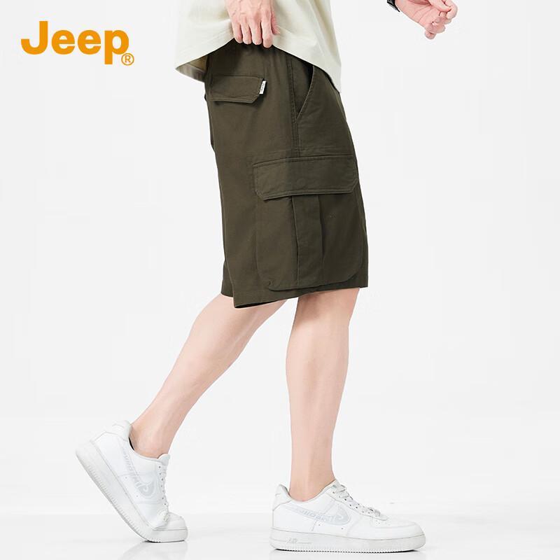 JEEP Men's Casual Straight-Leg Shorts
