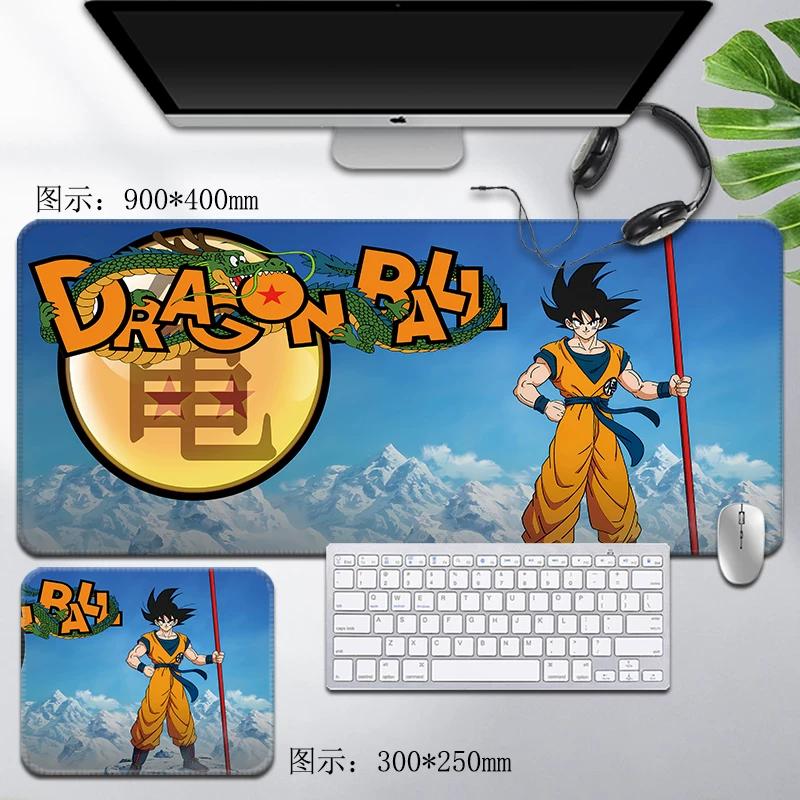 Leder Dragon Ball Mauspads Wasserdicht Son Goku Druckmuster Herren Computer Peripherie Zubehör Große Größe Gaming Tastatur Büro Schreibtischmatte