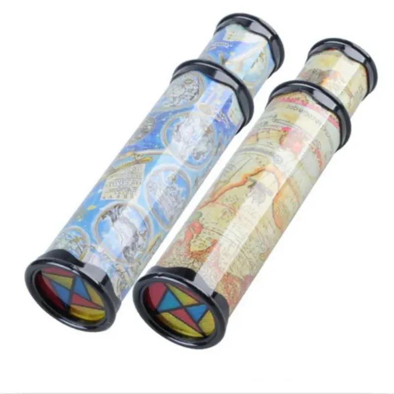 Rotating Kaleidoscope Magical and Versatile Interior View with Paper Children's Kindergarten Toys (Random Color)
