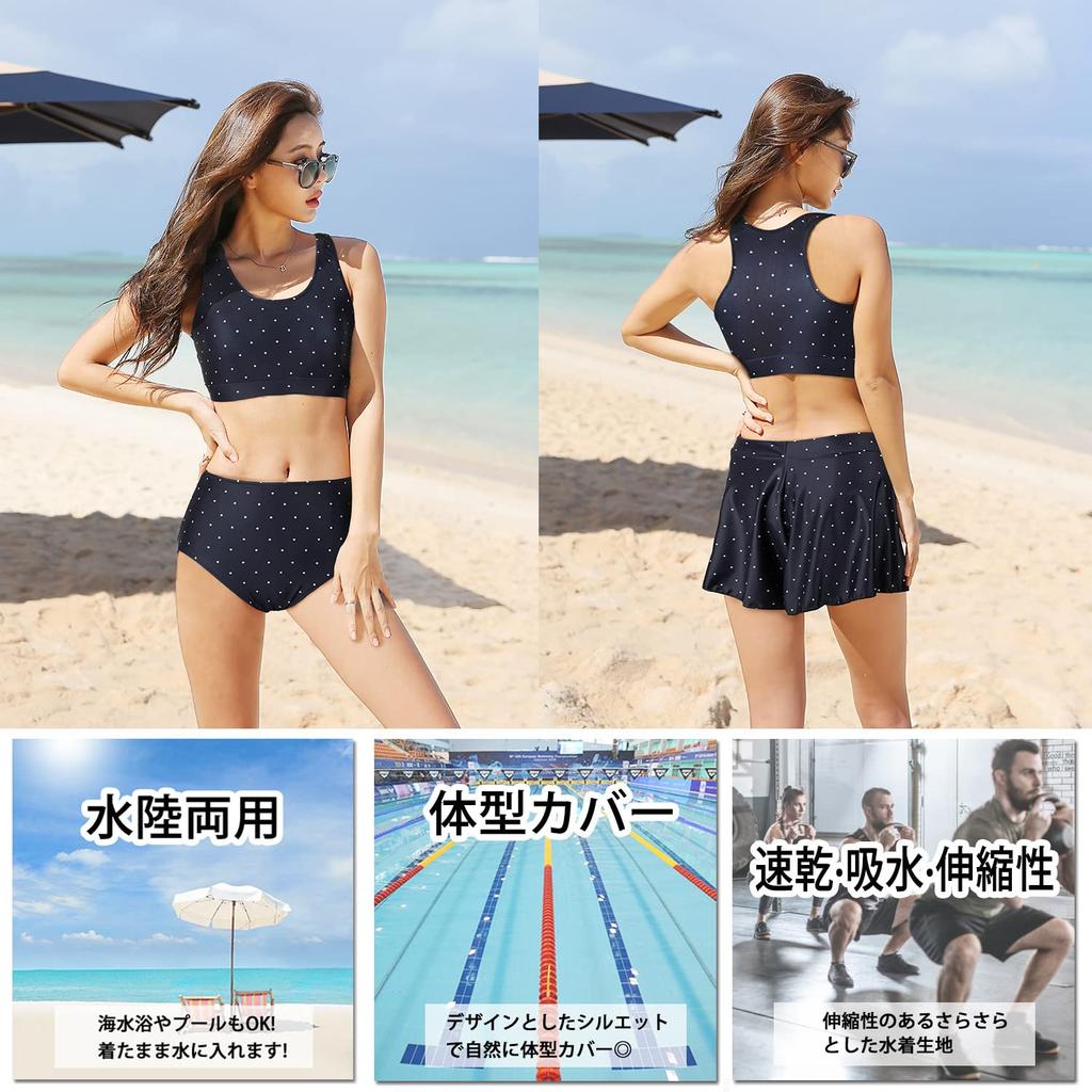 Fitness Long Sleeve Rash Guard with Plus Women's Swimsuit, Hood, Bikini, Shorts, Leggings, 5-Piece Set, Sizes, Figure-Flattening