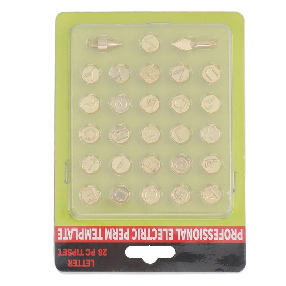 28Pcs Multi Purpose Durable Engraving Tips Easy Install Sturdy Pyrography Heads Universal Fit DIY Craft Tool Leather Engraving