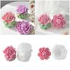 Food Grade Silicone Florals Shaped Candle Making Mould For Home Decoration Craft