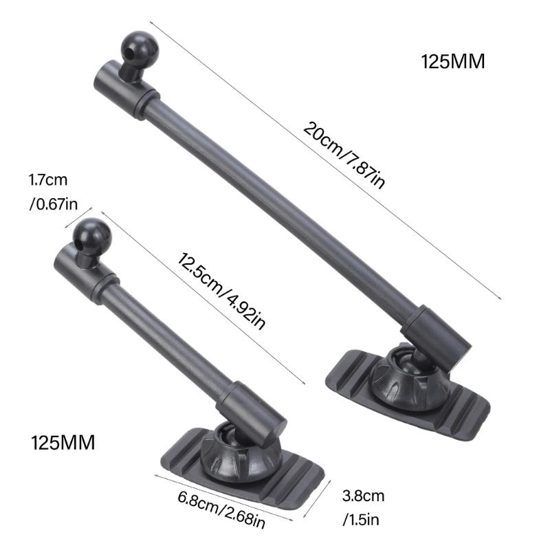 Strong Adhesive Car Dashboard Phone Holder 17mm Ball Head Multiple Surfaces  Car Phone Mount for Secure Windshield Mounting