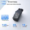 K75 Clip-on Bluetooth Earbud: Single In-ear, Long Battery, Fast Charging, Smart Display, Cycling Noise Cancellation