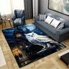 Magic School Owl Carpet Rug for Living Room Bedroom Home Sofa Decoration,Kids Play Non-slip Floor Mat