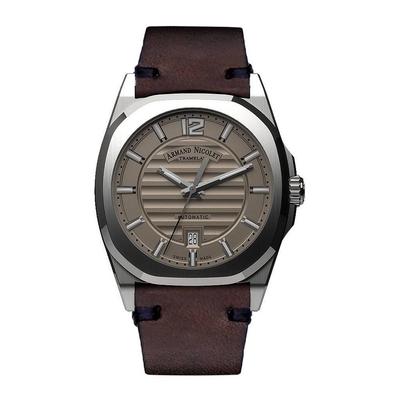 Tramelan J09 Grey Dial Automatic A660AAA-GR-PK4140TM Calf Leather Strap Men's Watch