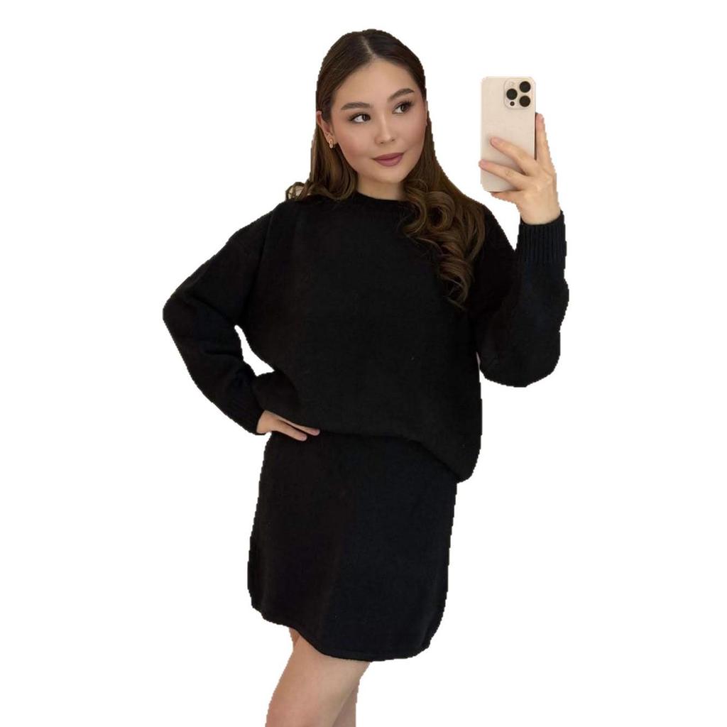 European & American Women's Lazy Knit Pullover Sweater - 2025 Autumn Collection