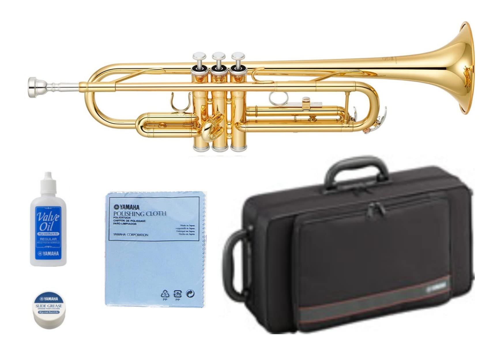 

гарантія та безкоштовна колекція духових інструментів YAMAHA Trumpet Gold [5 років обслуговування] (YTR-3335, (Г))