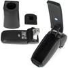 Nissan Micra IV 2010- armrest set BLACK ECO LEATHER + installation kit