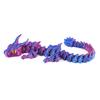 3D Printed Cute and Exquisite Simulated Eyes Double Horned Dragon Treasure Exquisite Creative Handmade Ornament