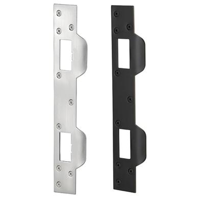 Reliable Door Plate Defender Security Metal Door Strikes with Suitable 5-1/2 Inch To 6 Inch Hole for Indoor Outdoor Use