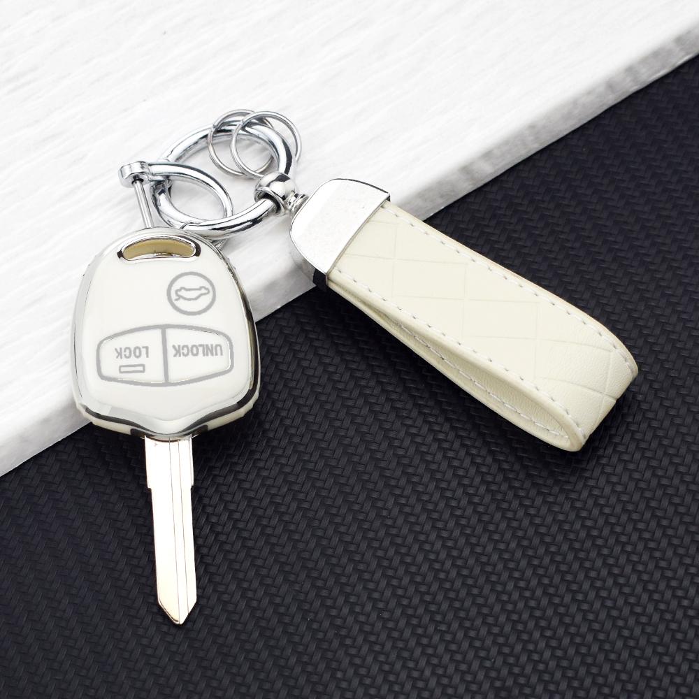 2/3 Buttons Car Key Case Cover for Mitsubishi ASX Mirage Montero Shogun L200 Colt Outlander Pajero Lancer EX Key Fob Accessory