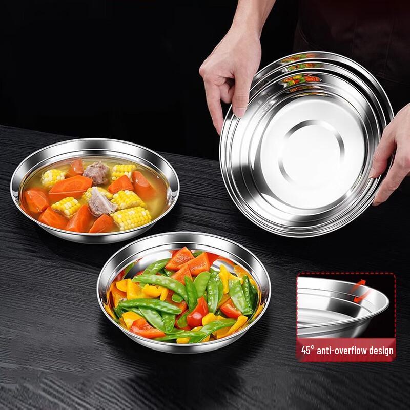 SSGP 316 Stainless Steel Round Dinner Plate Set