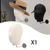 Hanging Display Stand Wall Mount Mannequin Head Multipurpose Hat Rack Holder for