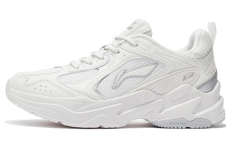 Коллекция Li Ning для бега Амортизация Нескользящие Износостойкие Низкие Беговые кроссовки Женские Белые ARLS008-3 35.5