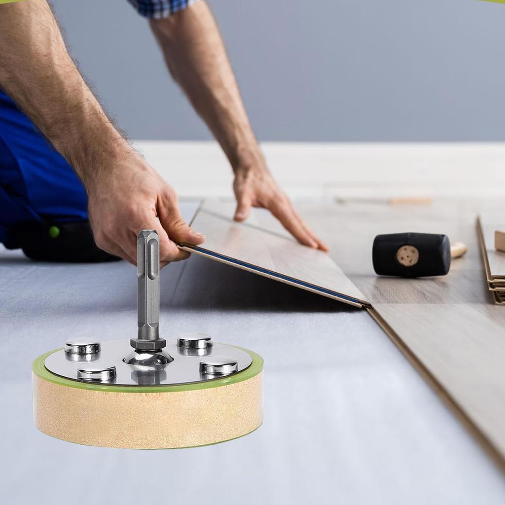 Tile Laying Leveling Tool Electric Hammer Vibration Leveler for Wall and Floor Installation 360 Degree Rotating Joint