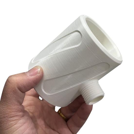 Ruční sprchová hlavice s vysokým tlakem 3D tištěná proplachovací čisticí spirálová tryska pro muže Koupelnové doplňky