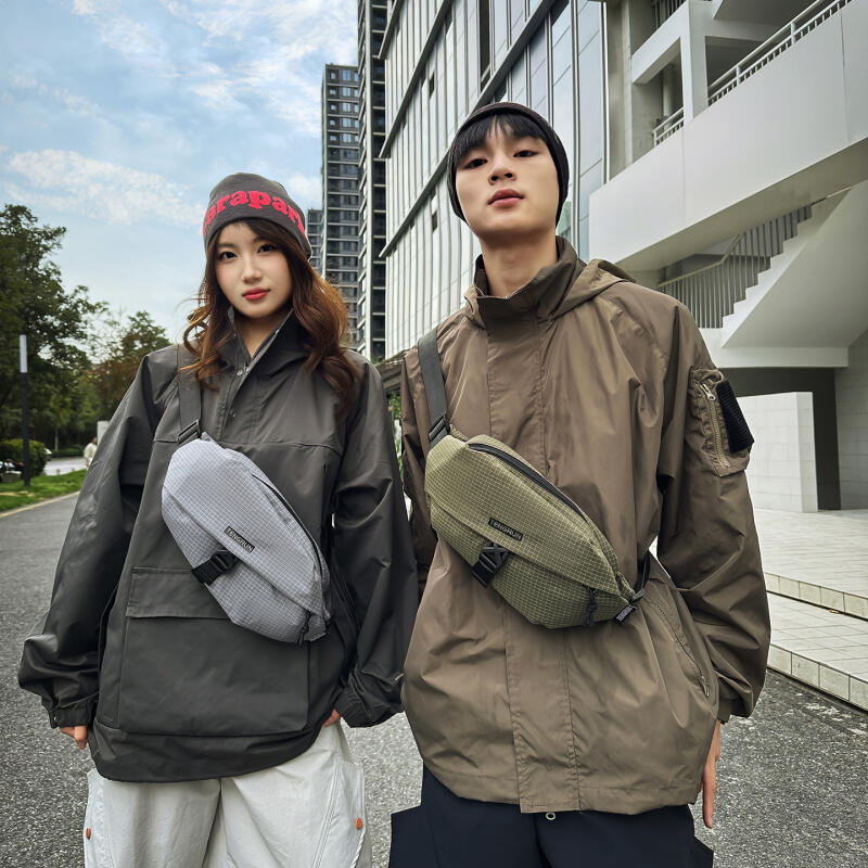 Chest Bag Men's Outdoor Sports Cycling Waist Bag Crossbody Bag Women's Lightweight Commuting Shoulder Bag