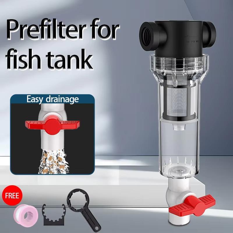 Precision 1/2" 3/4" Pipe Water Filter Irrigation Pool Aquarium Valve Rust Sand Trap Agricultural Filtration Device