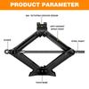 2 Ton Mechanische Manuelle Scherenwagenheber Mit Stabilisatorbasis & Griff Für Auto-/SUV-Reifenwechsel Und Notfall-Straßenrandreparatur