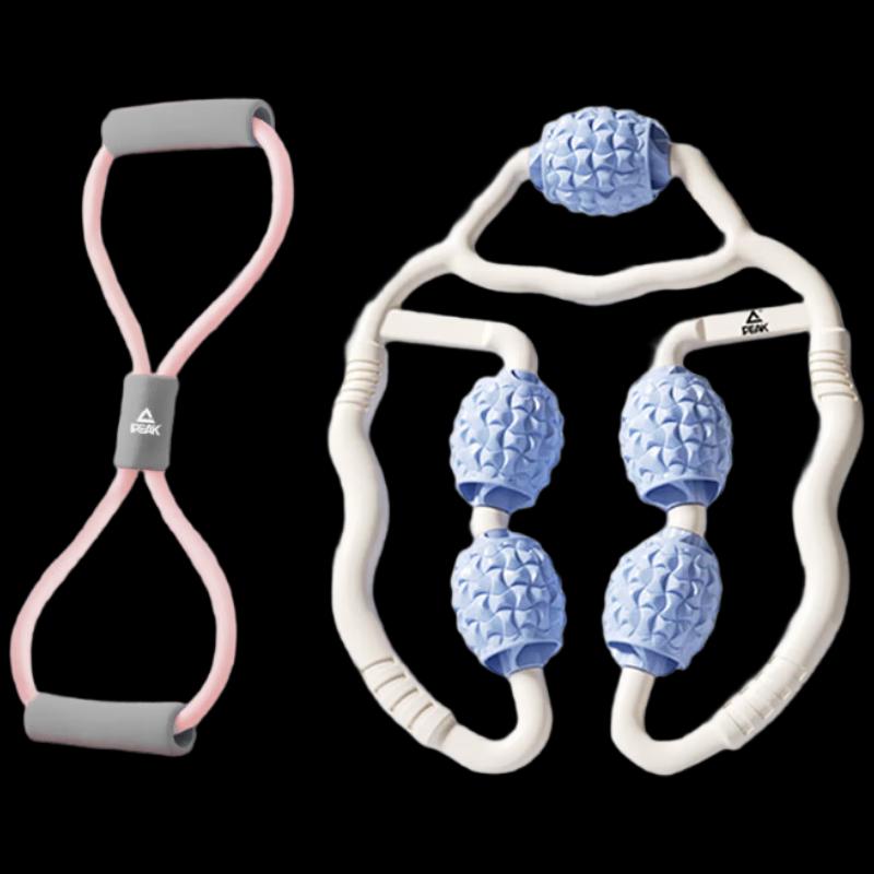 

Peak Fitness Resistance Band & Massage Roller Set