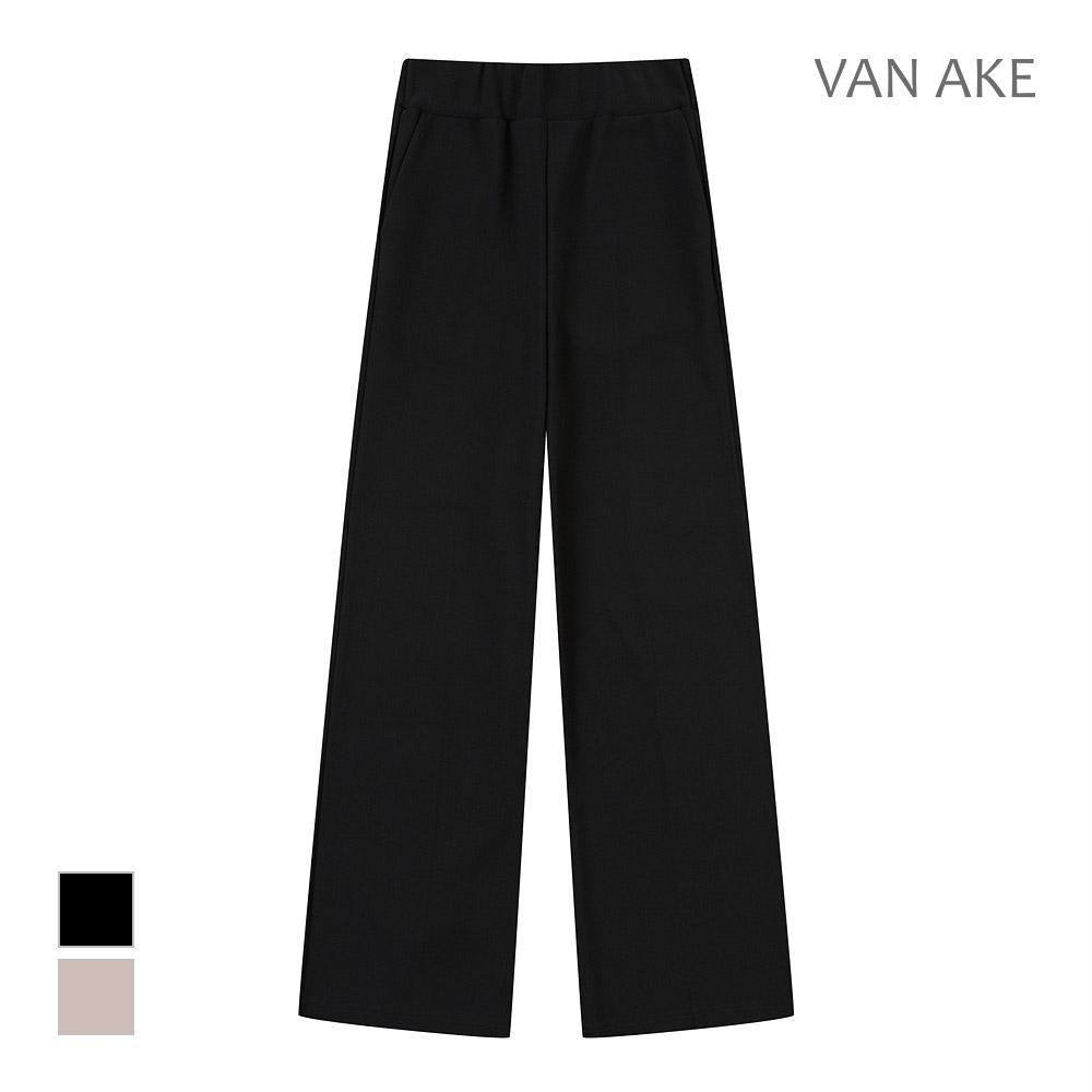VANAKE Elastic Waist Wide Pants_Vb3Yslq401Z