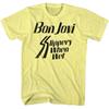 Bon Jovi - Slippery When - Short Sleeve - Heather - Adult - T-Shirt