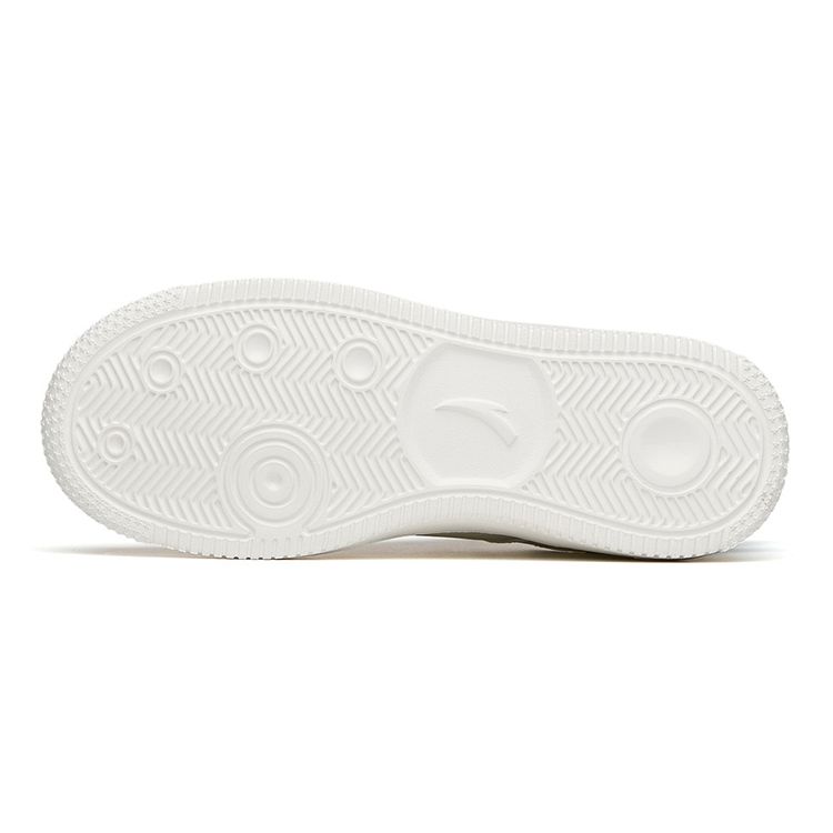 Anta Kids Non-Slip Wear-Resistant Lightweight Low-Top Skate Shoes Kids sneaker White Green A312218007-3