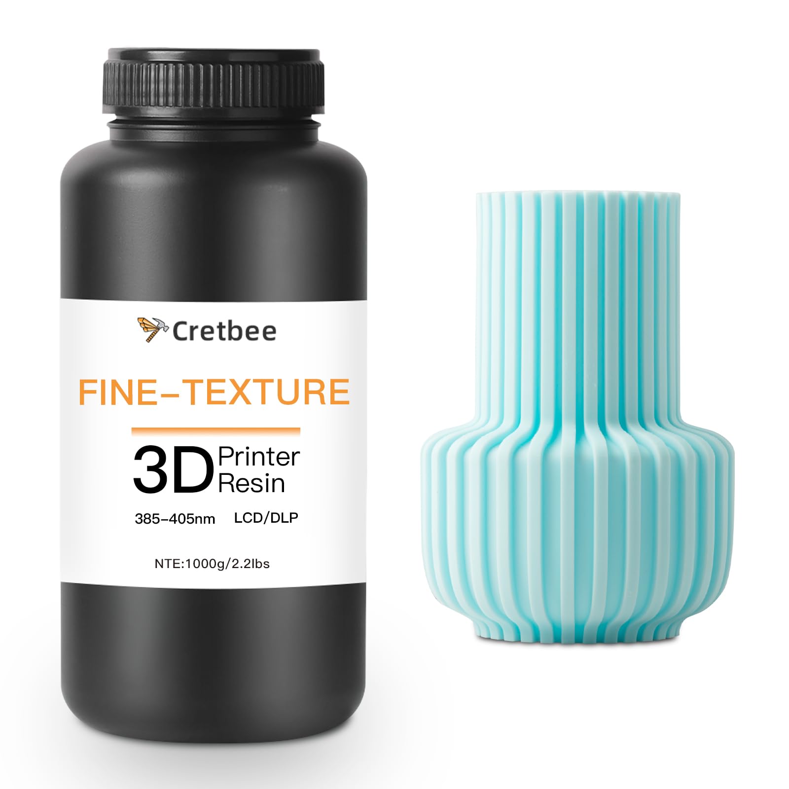 

Cretbee 3D Printing Resin: Enhanced 3D Printing Resin with a Smooth Matte Surface for Textured Expression. The soft coloring complements artwork. Idea