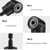 Drill Bit Holder 105° Right Angle Drill Adapter 1/4" Screwdriver Bit Holder Drill Bit Extension for Drill Accessory