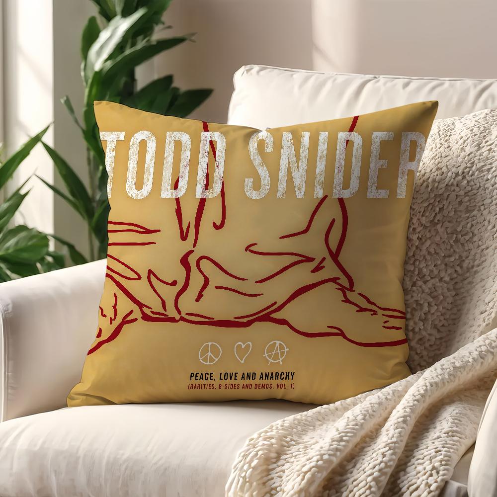 

Singer T-Todd S-Snider cushion cover For Pillow Printing Sofa Decoration Home Car Room Coffee Shop Office Nordic Simplicity 30cmx30cm