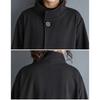 DIMANAF 2025 New Autumn Winter Plus Size Women Coats Jackets Long Sleeve Loose Casual Outerwear Vintage Black
