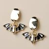 Halloween Bat Earrings With Alloy Material For Women Fashion Jewelry Gift