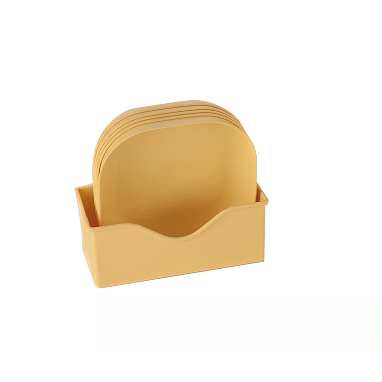 

Reusable Dinner Plates Set Dishwasher Safe Dinnerware Lightweight Salad Plates for Camping