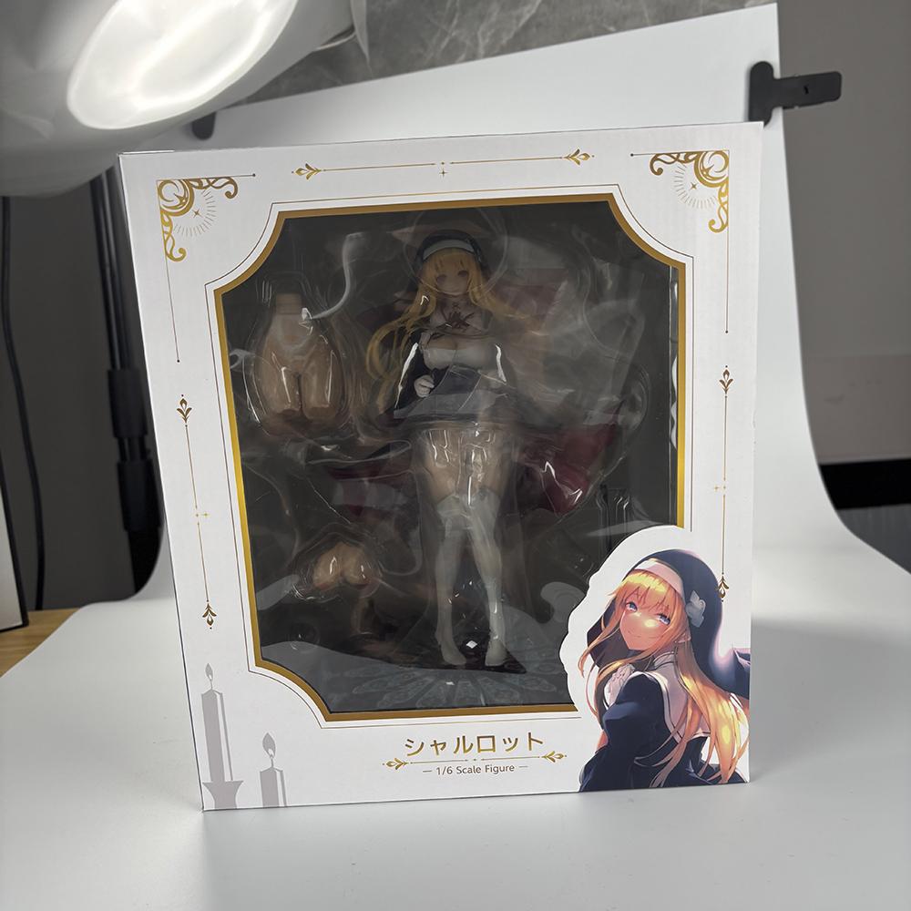 Maxcute Anime Sexy Figures Nun Charlotte 1/6 Ver. PVC Action Figure 18 ± for Adult Collection Gift Model Toys 26CM