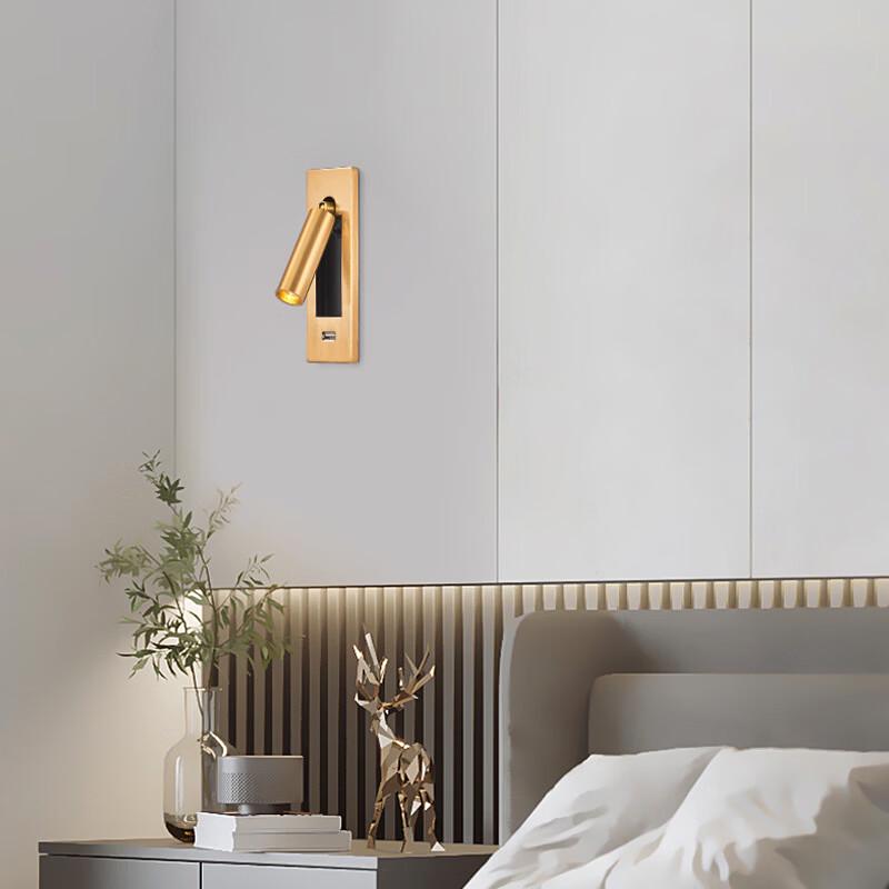 OEING BA8004 American Style Embedded Bedside Reading Wall Lamp