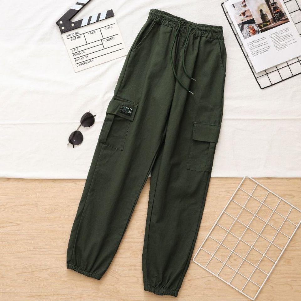 Korean Style High Waist Loose Fit Jogger Harem Pants - Trendy, Versatile, Unisex Casual Wear for Women