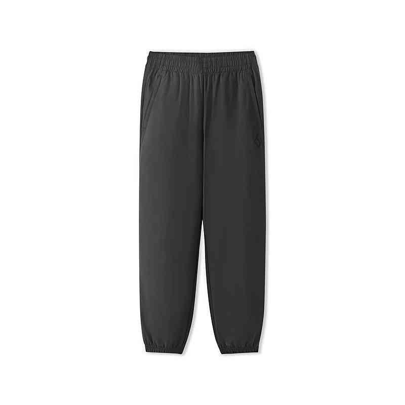 Skechers Casual Godri Drawstring Versatile Quick-Dry Comfortable Knitted Sports Pants Men pants Carbon-Black L225M169-0018 L