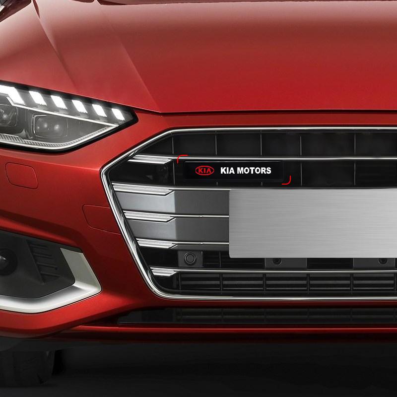1Pcs Car Decorative LED Lights Front Hood Grille Badge Accessories For KIA Sportage Rio 3 Soul Optima Ceed Pro K5 K2 k6 K7 K8 Pride