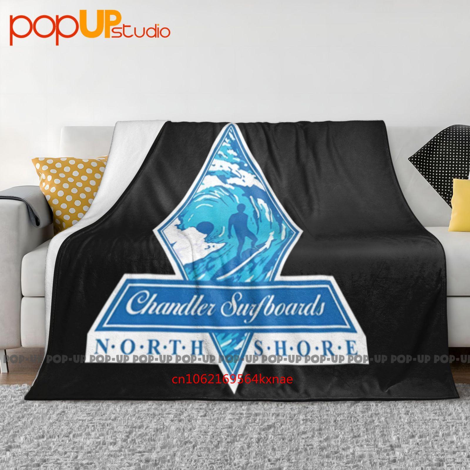 Chandler Surfboards North Shore Ультрамягкое одеяло Стеганое одеяло Зимний чехол на диван Постельное белье 30x40in