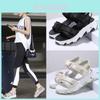 Summer Casual Womens Open Toe Sandals With Breathable Pu Upper For Beach And Daily Wear