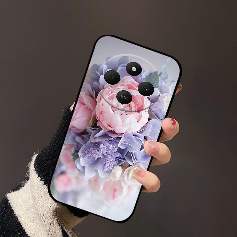 Für Redmi 14C 4G Weiche Hülle 14R Stilvolle Cartoon-Bemalte TPU-Silikon-Handyhülle Für Xiaomi Poco C75 4G 5G Stoßfeste Coque Hüllen